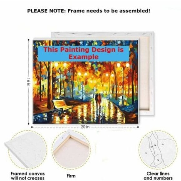Other - DIY Painting Landscape View / Home Decor Picture Frame 40x50cm